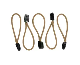 HSP Seats Paracord Zipper Pulls w/ Plastic Grip Pack of 5 Khaki
